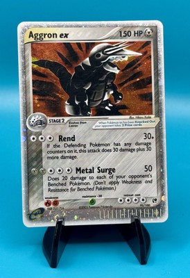 Pokémon TCG Aggron ex 95/100 Ex Sandstorm Holo Rare