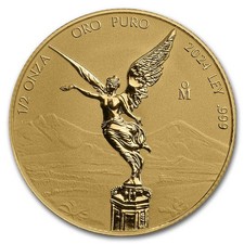 2024 Mexico 1/2 oz Reverse Proof Gold Libertad 5862.82 per troy oz