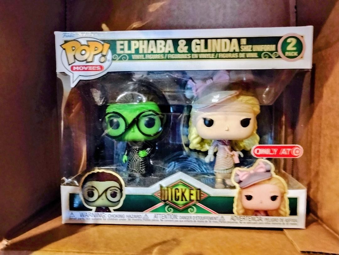 Funko Pop! Vinyl: Wicked - Elphaba & Glinda in Shiz Uniform 2-Pack
