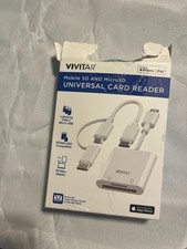 Vivitar Mobile SD and MicroSD Universal Card Reader White