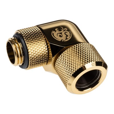 Bitspower Advanced Multi-Link Adapter Anschluss 90 Grad G1/4 AG auf 12mm AD Hard