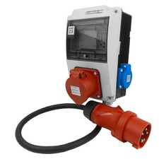 Wandverteiler XS 16A 2x230V Stromverteiler astronomischer Zeitschaltuhr Komplett