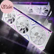 Dawn 120Mm Case Fan, ARGB PWM 1850RPM/71CFM Airflow, Forward  Reverse Blade Des