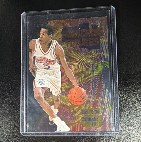 Allen Iverson #7 1997 Fleer Franchise Futures card
