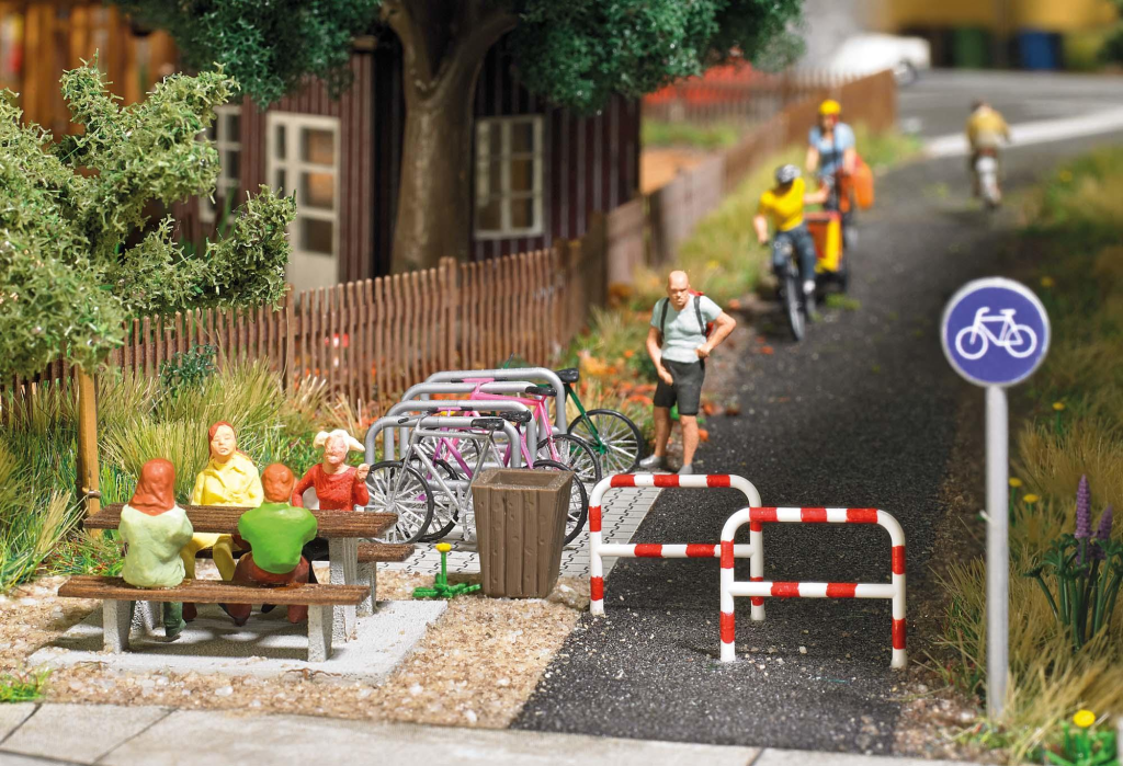 Busch 7095 Cycle Path Accessories HO OO Gauge