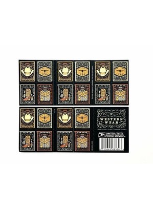 20 FIRST CLASS LETTER STAMPS WESTERN WEAR 2021 BOOK PANE