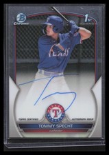2023 Bowman #CPA-TS Tommy Specht Chrome Prospects Autographs