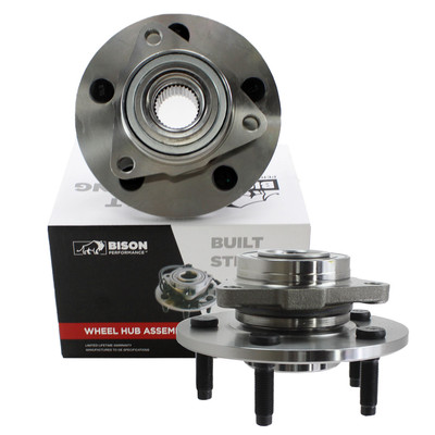 Bison Performance 2pc Set Front Wheel Bearing Hub Assembly For Ram 1500 2Whl ABS