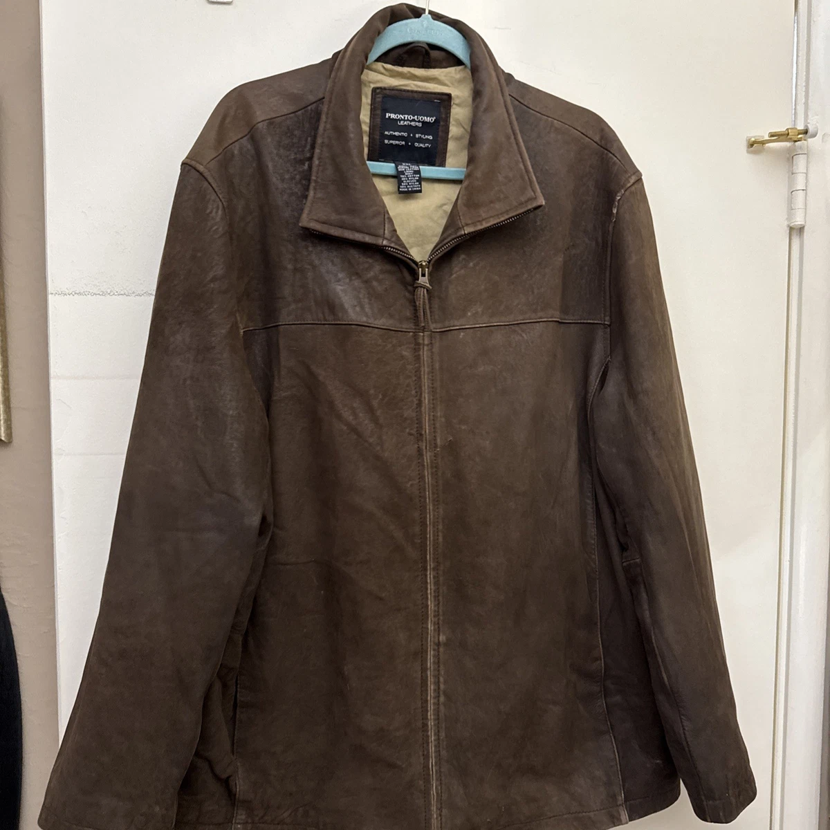 【PRONTO UOMO】Faux Suede Half Coat Pronto Uomo Coats, Jackets & Vests Leather Outer Shell for Men for