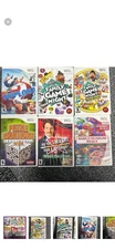 Wii Game Bundle - Family Game Night, Puzzle Challenge, Namco Museum,
