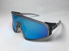 OAKLEY Latch Panel Matte Grey Smoke Shield Sunglasses OO9404-12 Authentic - New