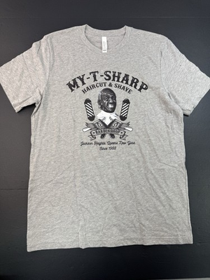 #ad My T Sharp Barbershop Softstyle T Shirt Gray Men’s Size Large NEW $8.40