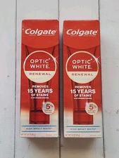 (Pack of 2) Colgate Optic White Renewal Toothpaste, 3 fl oz