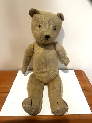 Antique Vintage 16''  German Mohair Teddy Bear Jointed button Eyes