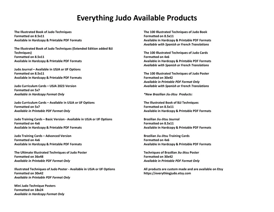 Judo Curriculum Cards - Judo Terminology - Image 3 of 3