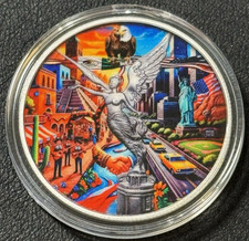 2024 1 Oz .999 Silver Mexico Libertad No Borders Only Peace Love Edition Coin 