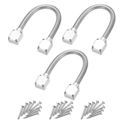 3 Pcs 400 x 14mm Flexible Door Wire Protection Sleeving Conduit with Ends