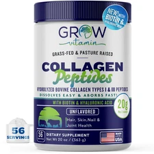 Grow Vitamin Collagen Peptides - 56 Servings