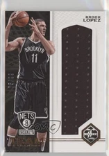 2016-17 Panini Limited Team Trademarks Relics 75/99 Brook Lopez #3 4z8