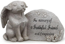 Pet Memorial Stone for Small Dogs 6x4 Garden Grave Marker