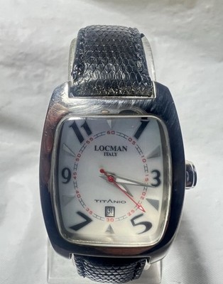 LOCMAN Titanio Tank,Italy titanium Case,DATE,#483, Swiss And Japan Movement