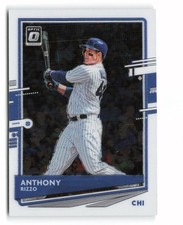 2020 Donruss Optic #143 Anthony Rizzo Chicago Cubs