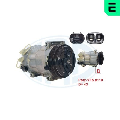 Kompressor Klimaanlage ERA 670091 für TOYOTA PROACE MDX3 MDX6 FIAT SCUDO Bus 4x4