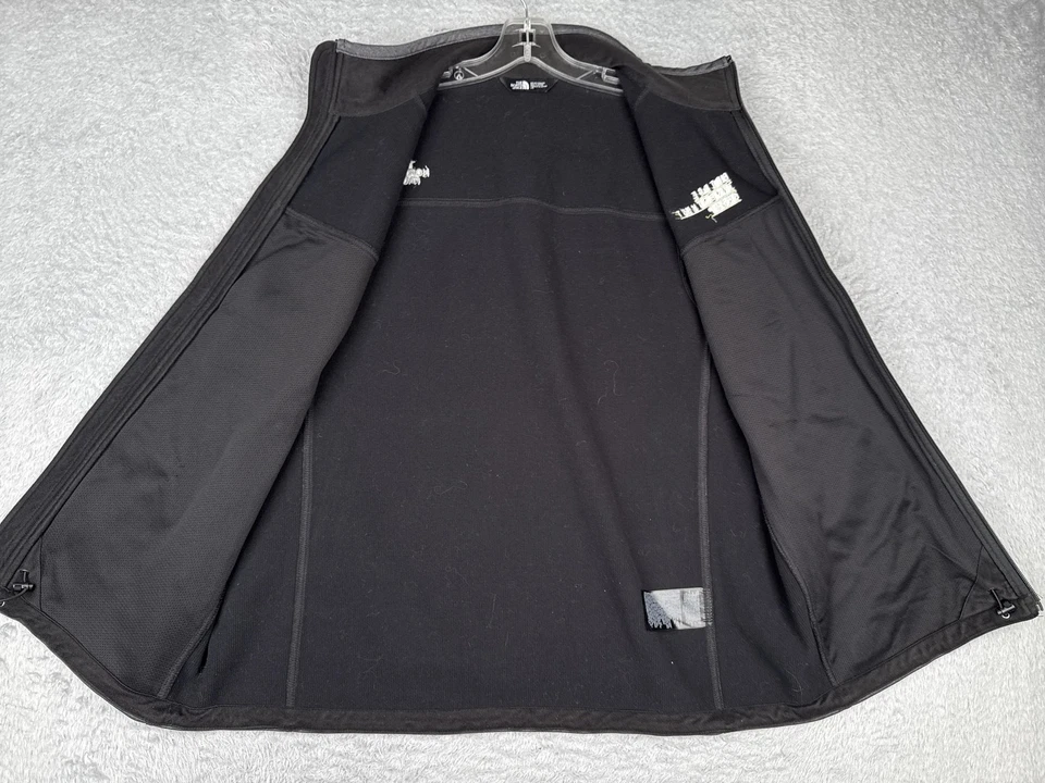The North Face WindWall Vest Mens Large Gray Softshell Full Zip Apex Golf - Image 2 of 4