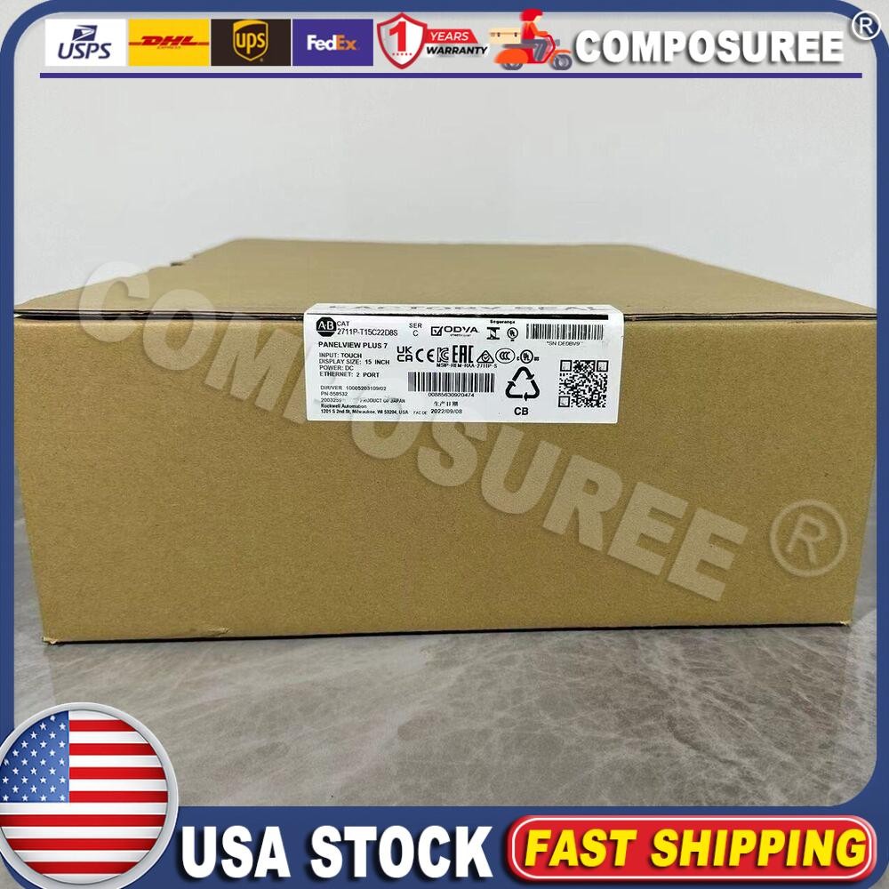 AB 2711P-T15C22D8S PanelView Plus 7 Graphic Terminal HMI NEW US Free Tax