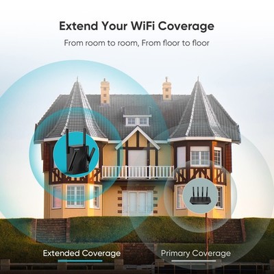 WiFi Extender Home WiFi Booster Dual-band Wireless Extension Supports Multiple D