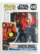 Sam Witwer Firmado "Star Wars" #410 Darth Maul Funko Pop! Figura Vinilo (ACOA)
