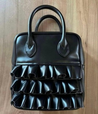 COMME des GARCONS Tasche Mädchen Rüschen Handtasche schwarz