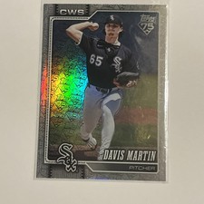 2026 Topps Series 1 DAVIS MARTIN #281 75th LOGO Chicago White Sox #’d  /75