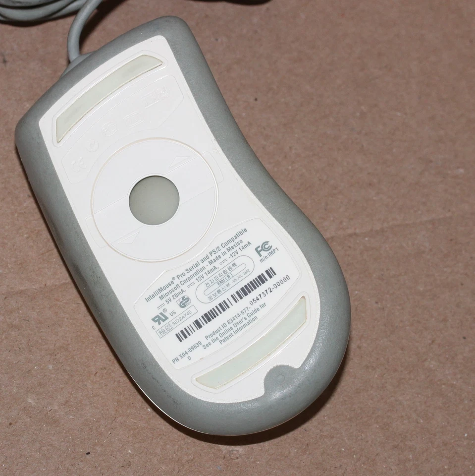 Rare Microsoft Office 2000 Intellimouse Pro Serial PS/2 Mouse Vintage Computing - Image 4 of 4