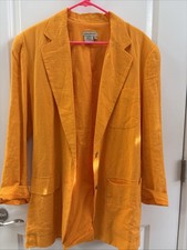 Calvin Klein Sport Vintage Blazer 10 Women Jacket