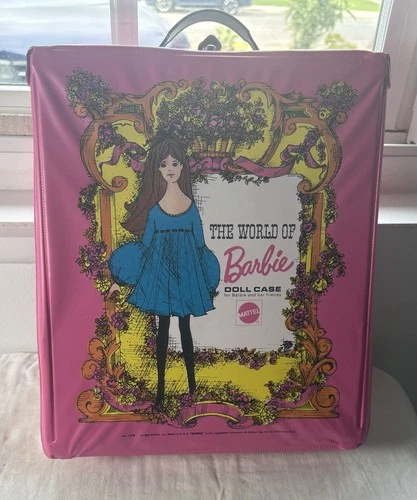 Vintage 1968 Mattel Pink Barbie Cartier Case