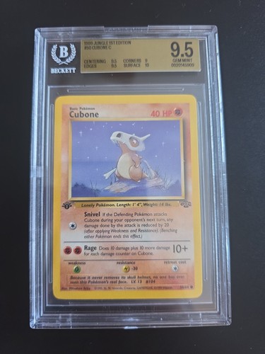 Cubone (1st Edition) graded BGS 9.5 for sale on eBay