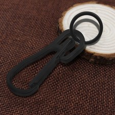 Reusable Metal Snap Hook Keychain Clip Purple for Backpack and Keys