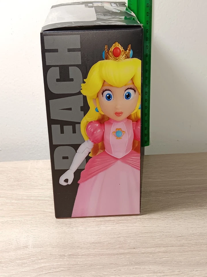 *FRETE GRÁTIS* 5" PRINCESS PEACH Super Mario Bros Movie World of Nintendo Jakks - Imagem 4 de 4