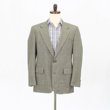 Vintage Hart Schaffner Marx Union Made USA 40R Brown Sport Coat Jacket Check