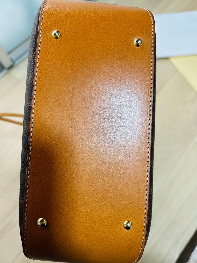 Unused [CELINE] Macadam Pattern Drawstring Should… - image 10