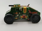 Vintage 1940s-50s Green Louis Marx Tin-Plated/Litho Wind-Up Toy Tank