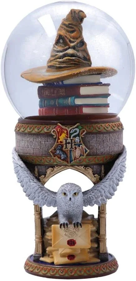 Boule de neige Harry Potter Hedwige sur Choixpeau magique de collection Nemesis Now