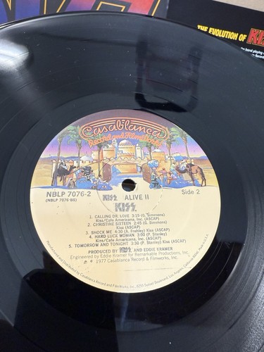 KISS ALIVE II 2 LP TATTOOS BOOKLET 1977 ORIG PRESS VG+ CASABLANCA NBLP 7076 MINT - Picture 18 of 24