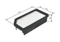 Luftfilter Bosch F 026 400 137 FüR OE 28113 0U000 - 28113 1J000 - 28113 1P000