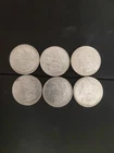 6 Morgan Silver Dollars  1882, 1889, 1883-O, 1900, 1885-O, 1886