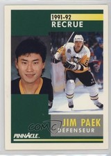 1991-92 Pinnacle French Jim Paek #344 05cx