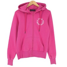 Peak Performance Zip Hoodie Pink Cotton Classic Women Hx0 Size M