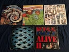 Vintage 33rpm 12" LP Record ROCK Vinyl Lot THE WHO Beach Boys KISS Moody Blues