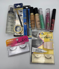 10PCS Mixed Makeup Lot Milani, Flower Beauty, Andrea Lashes, Rimmel Lip Art NEW